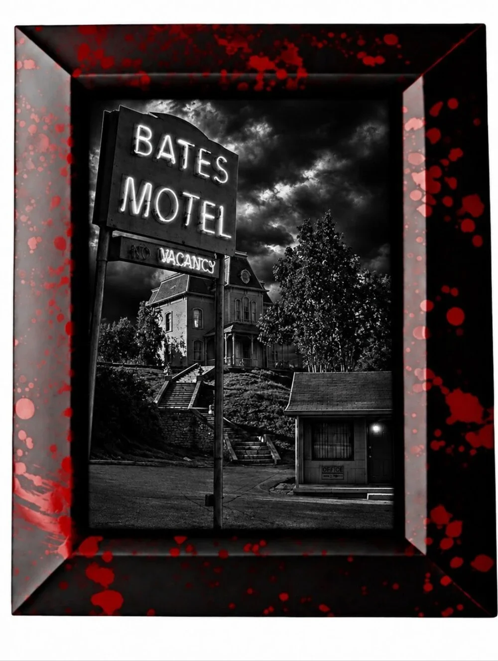 Bates Motel Horror Dark Gothic Framed Home Decor Horror Series Serial Killer